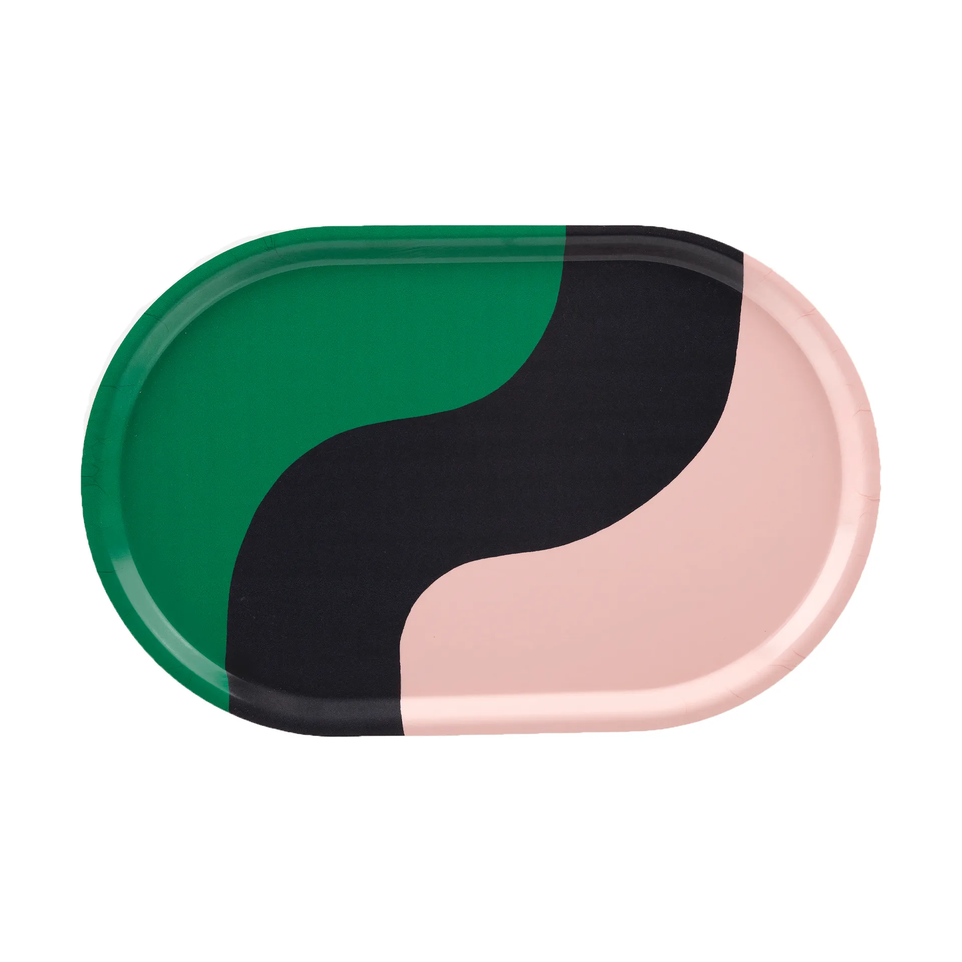 Seireeni bakke 28x44 cm, Green/Peach/Dark blue Marimekko