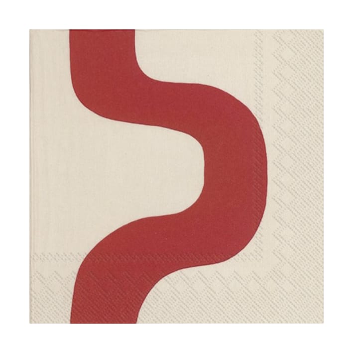 Seireeni servietter 33x33 cm 20-pak - Red - Marimekko