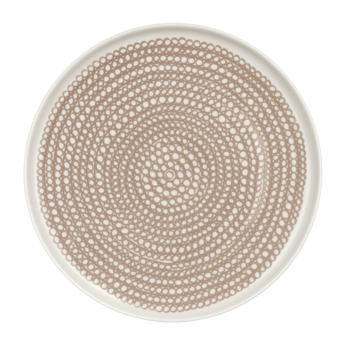 Marimekko Siirtolapuutarha tallerken lille Ø20 cm White-clay