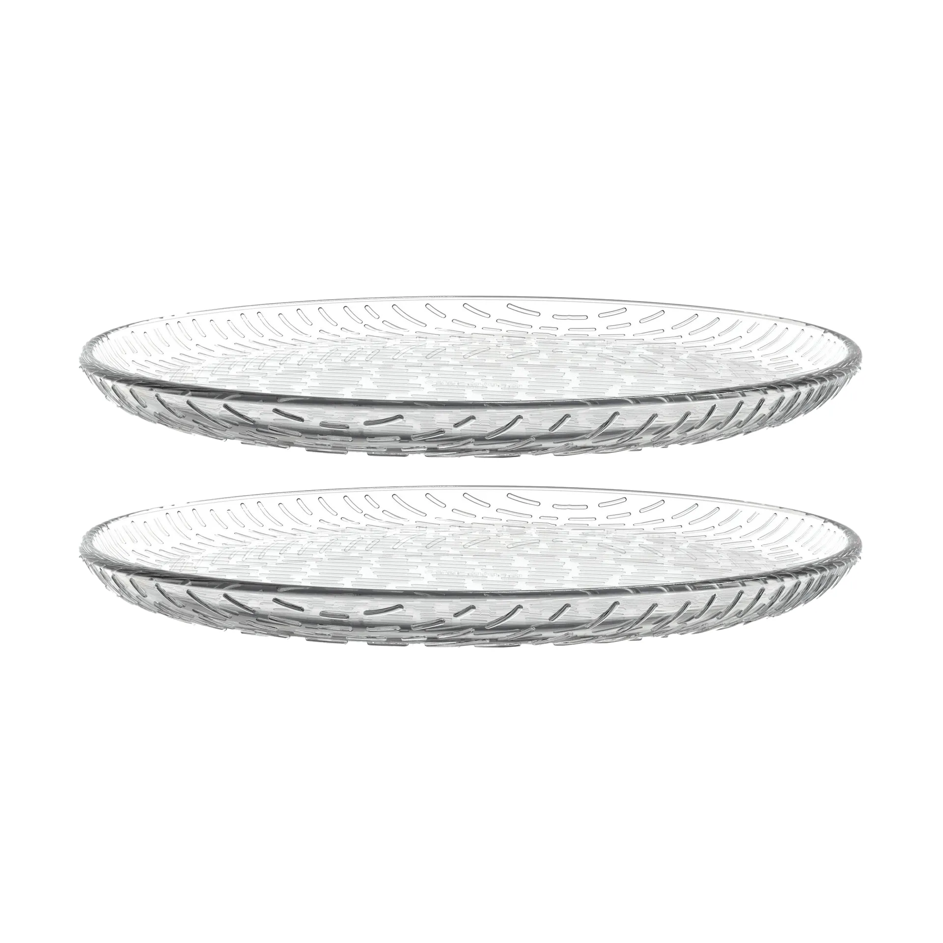 Syksy assiet glas Ø17 cm 2-pak, Clear Marimekko