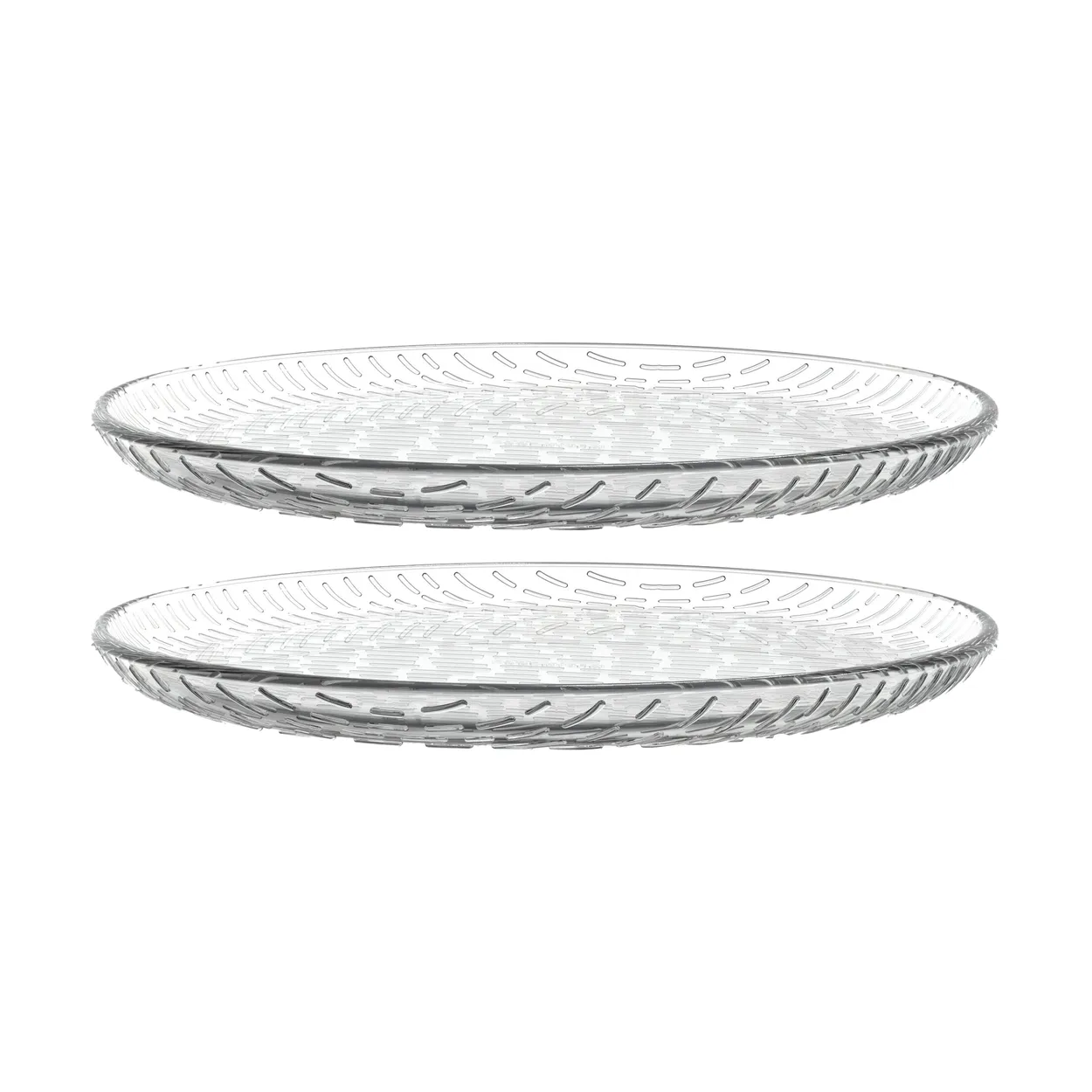 Marimekko Syksy assiet glas Ø17 cm 2-pak Clear