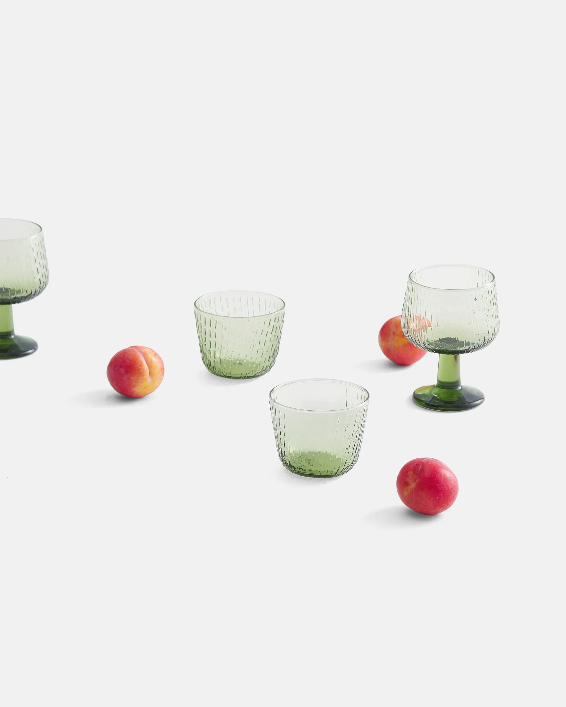 Syksy drikkeglas 2 dl 2-pak, Olive Marimekko