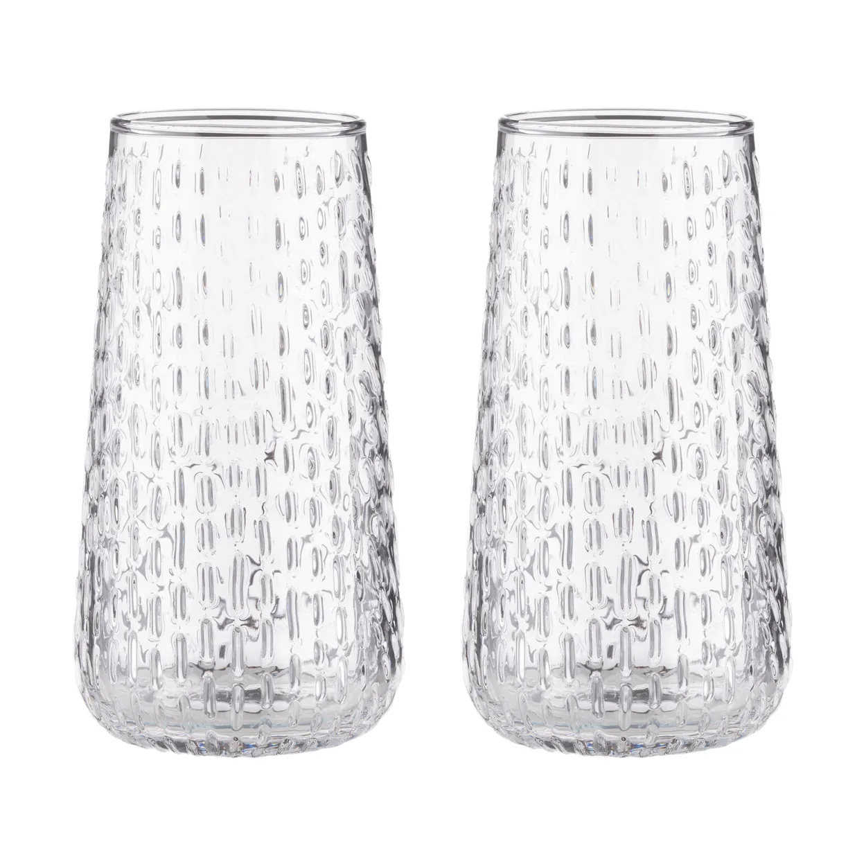 Marimekko Syksy long tumbler glas 2-pak Clear