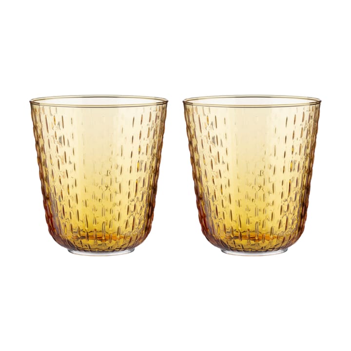 Syksy tumbler glas 36 cl 2-pak - Beige - Marimekko