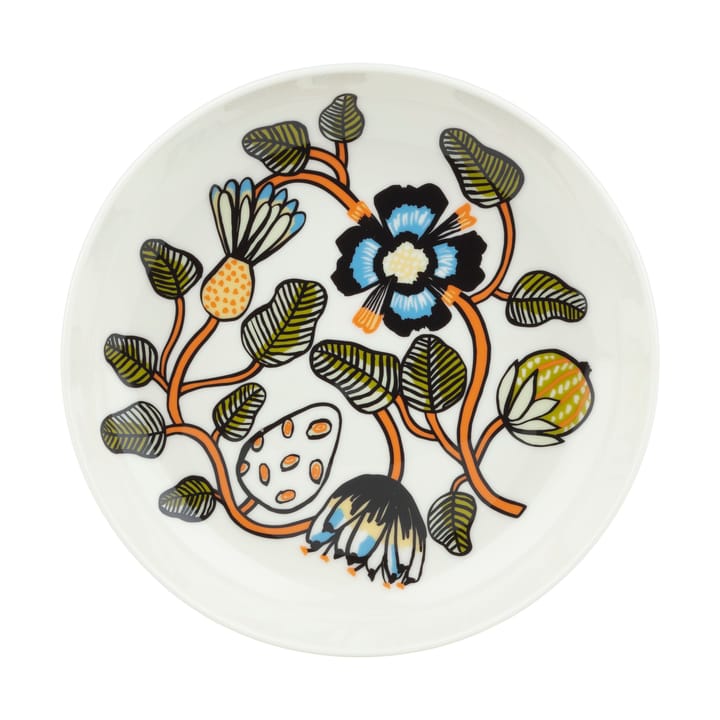Tiara dyb tallerken Ø20,5 cm - Hvid - Marimekko