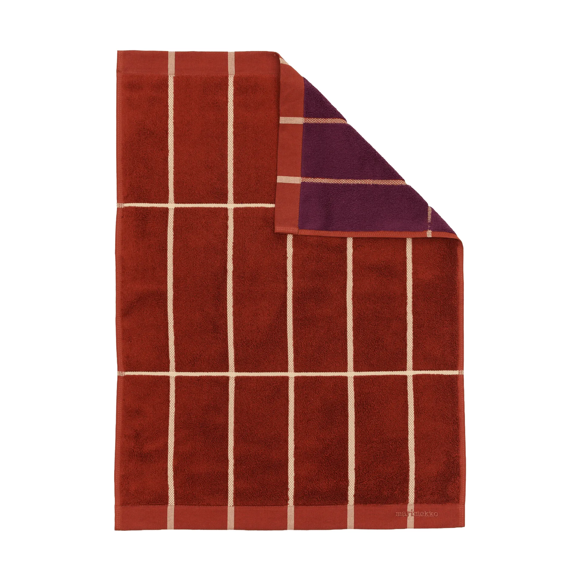Tiiliskivi håndklæde 50x70 cm, Brick-plum-hay Marimekko