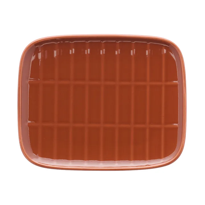 Tiiliskivi tallerken 12x15 cm - Chestnut - Marimekko