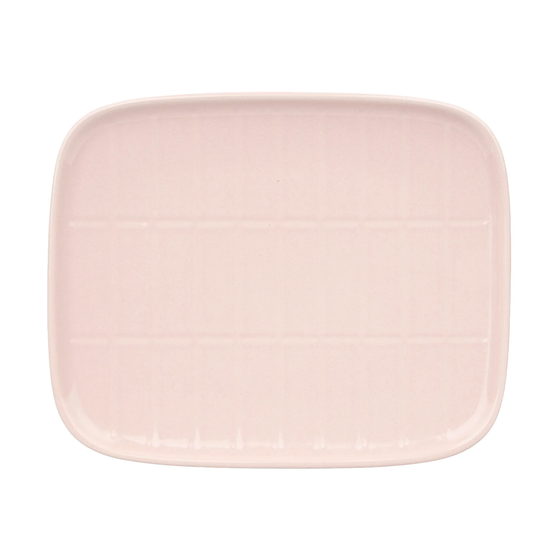 Tiiliskivi tallerken 12x15 cm, Light pink Marimekko