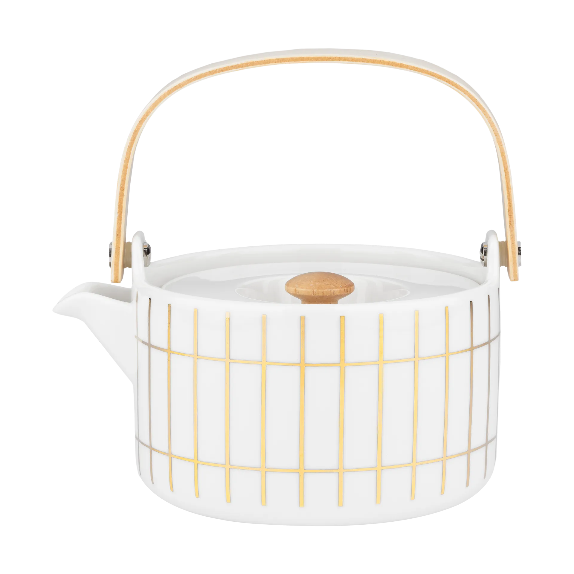 Tiiliskivi tekande 0,7 l, White-gold Marimekko