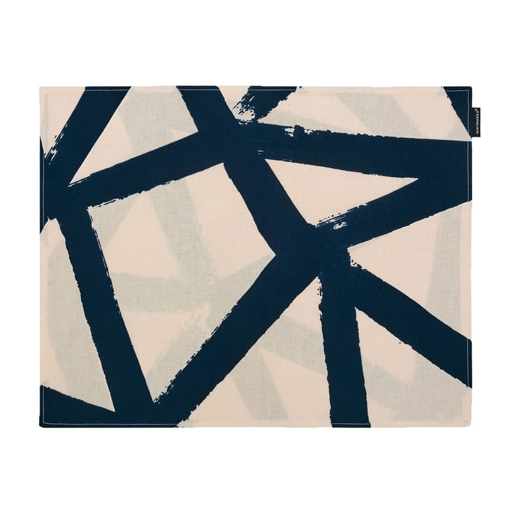 Ukkospilvi dækkeserviet 31x42 cm, Peach/Dark blue Marimekko
