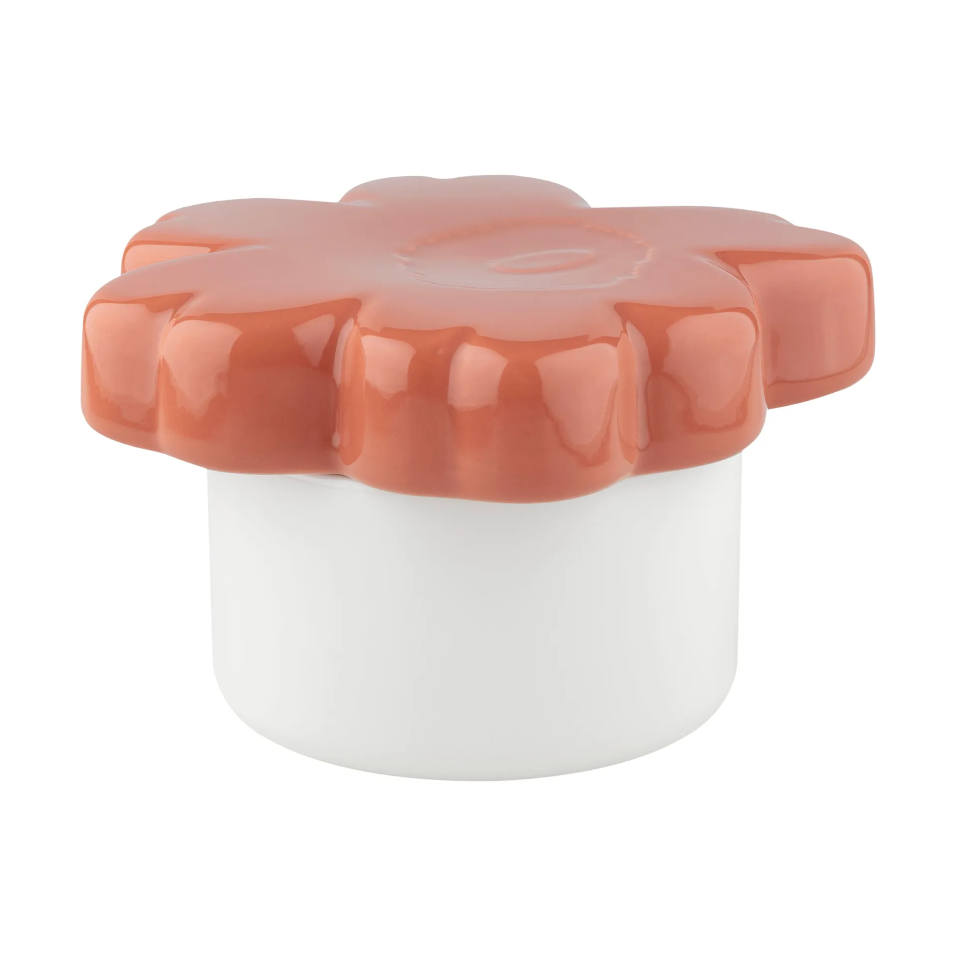 Unikko 60-års jubilæum dåse Ø19x11 cm, White-l. terra Marimekko