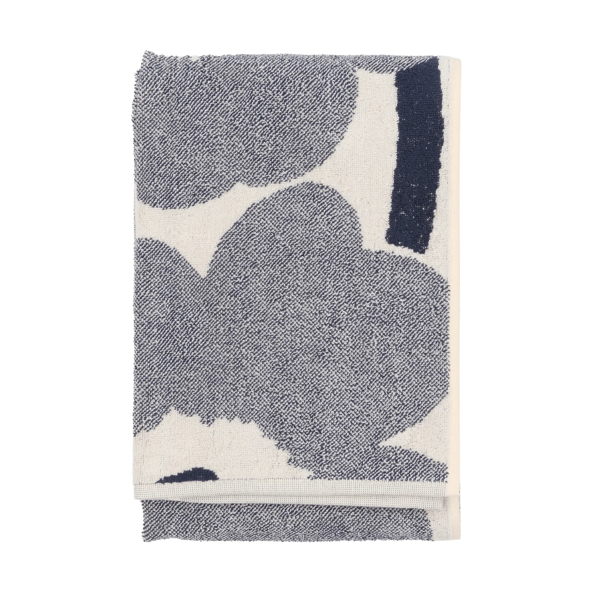 Unikko badehåndklæde 70x150 cm, Off white-blueberry Marimekko