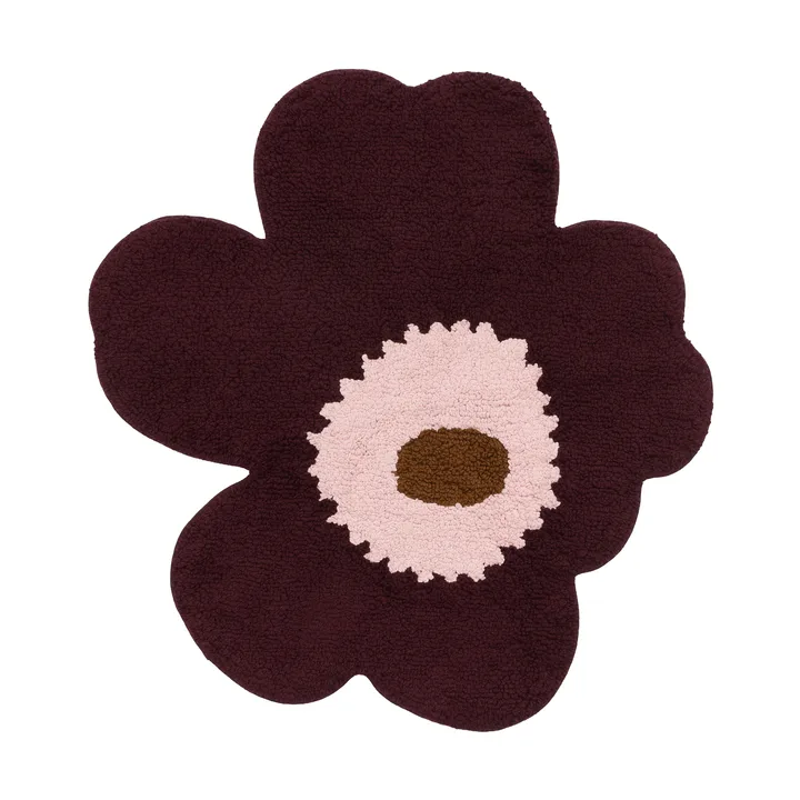 Unikko bademåtte 73x74 cm - Blomme-pink-toffee - Marimekko