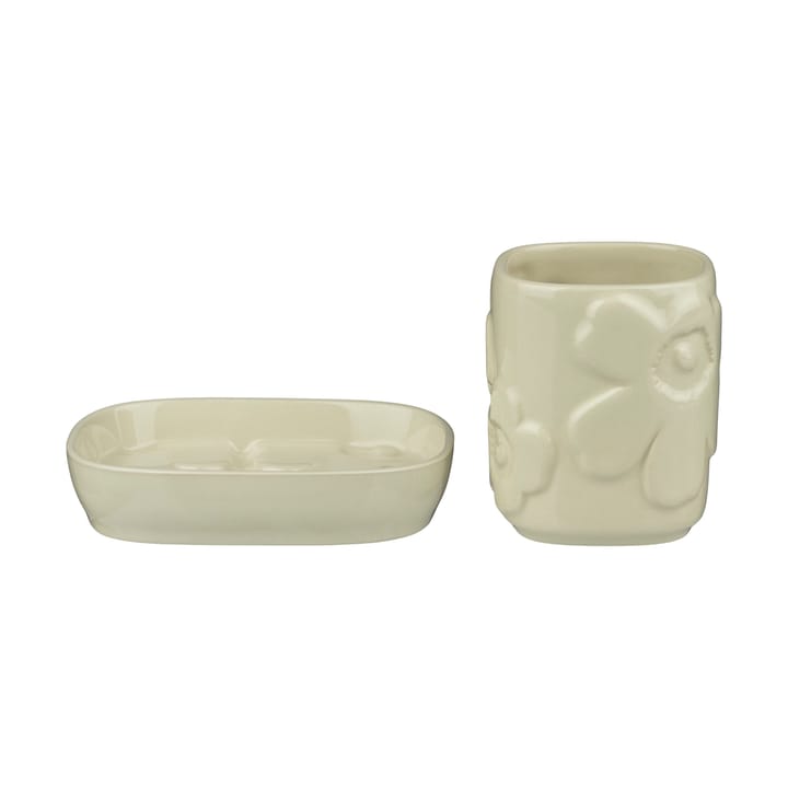 Unikko badeværeslessæt 2 dele - Beige - Marimekko