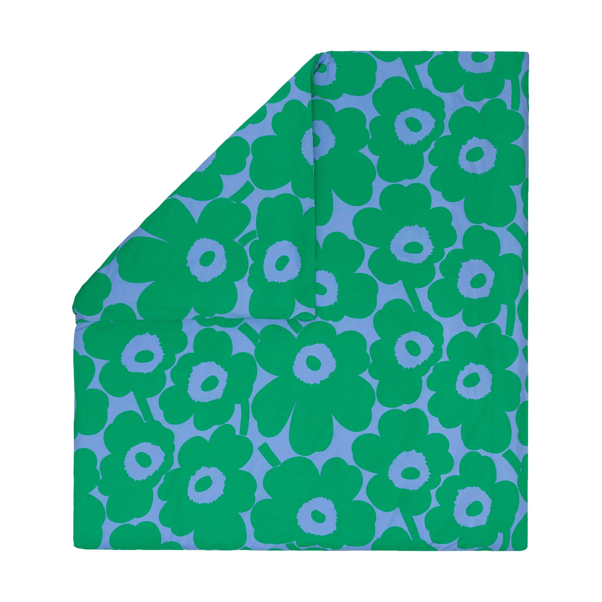 Unikko dynebetræk 220x240 cm, Light blue-green Marimekko