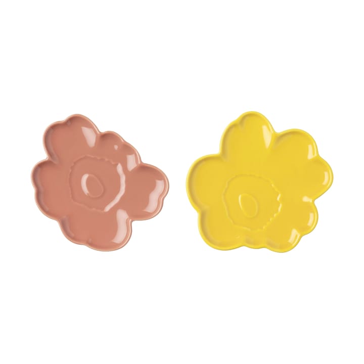 Unikko fad 13 cm 2 dele, L. terra-spring yellow Marimekko