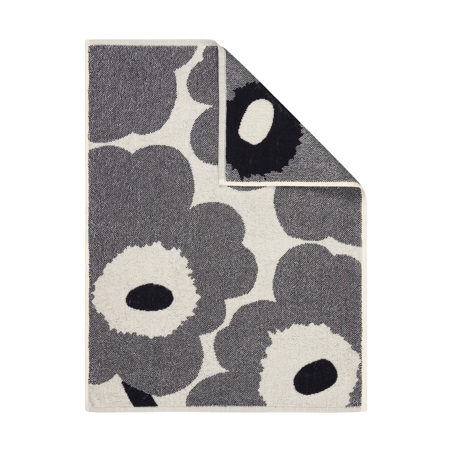 Marimekko Unikko håndklæde 50x70 cm Off white-blueberry