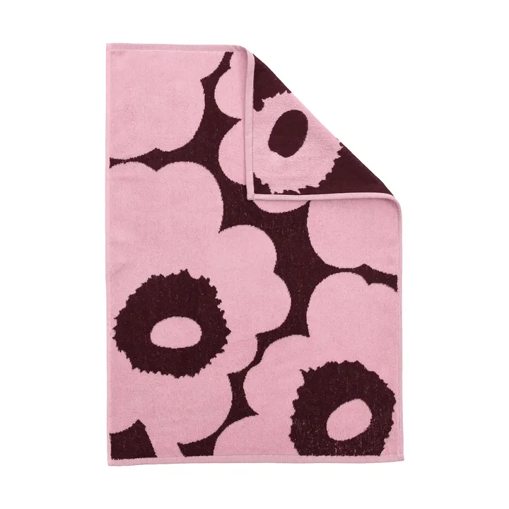 Unikko håndklæde 50x70 cm - Plomme-lyserød - Marimekko