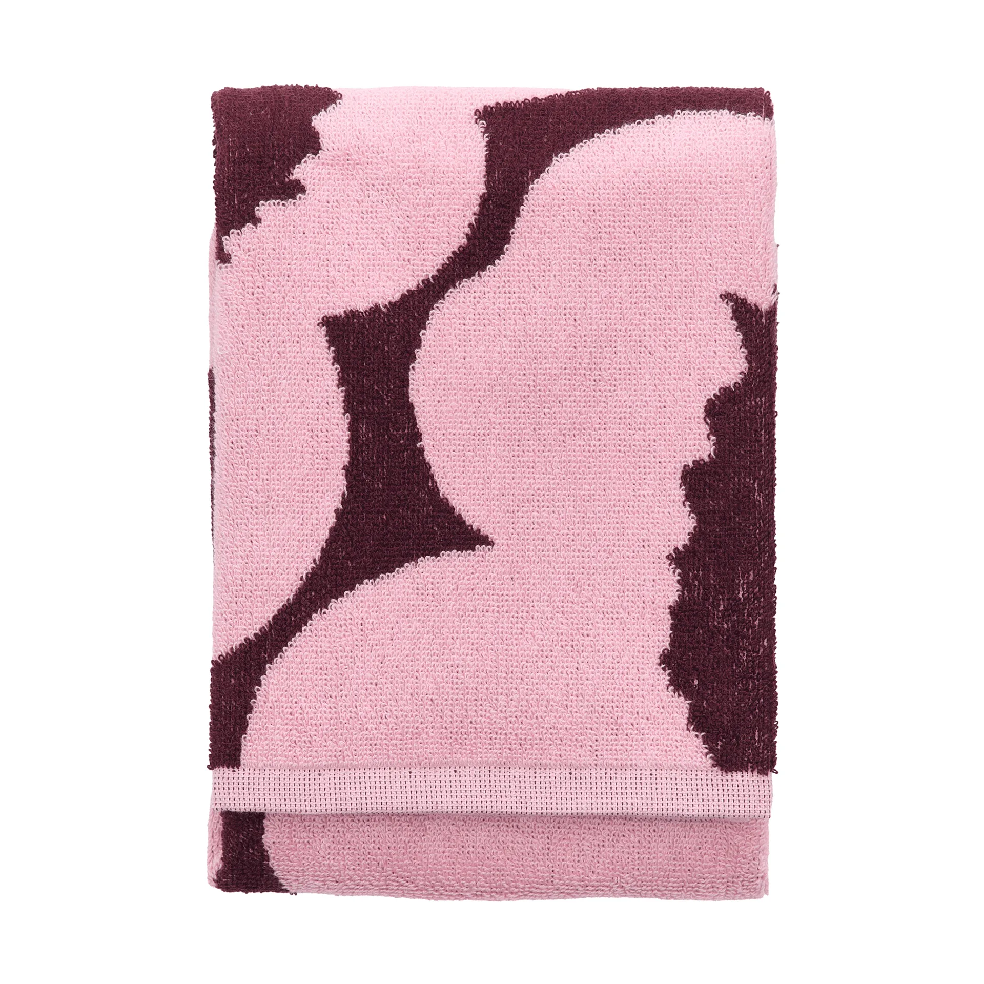 Unikko håndklæde 50x70 cm, Plomme-lyserød Marimekko