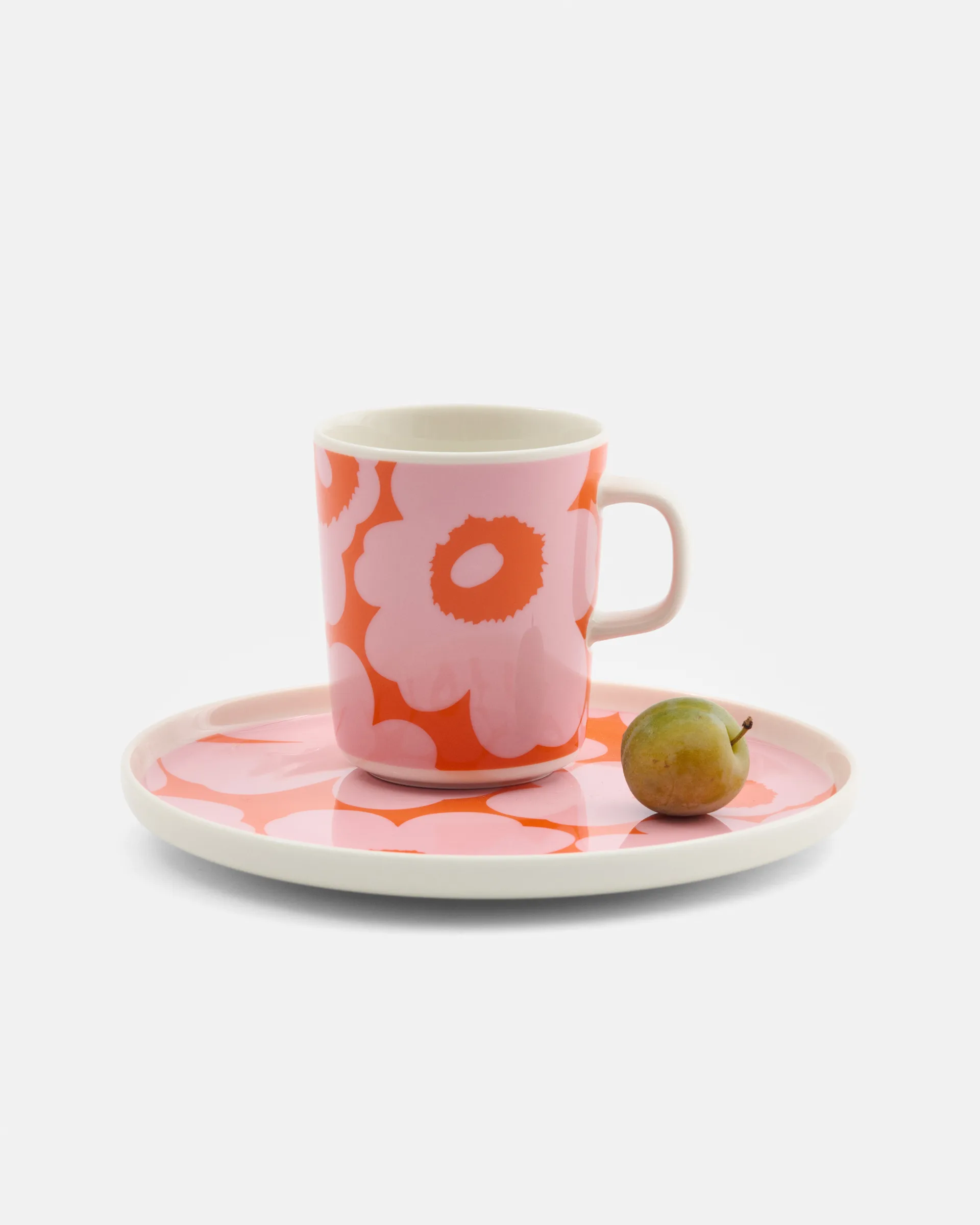Unikko krus 25 cl, White-pink-orange Marimekko