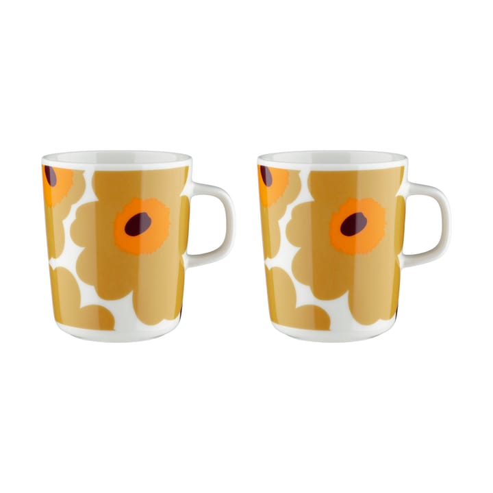 Unikko krus 2,5 dl 2-pak - Hvid - Marimekko