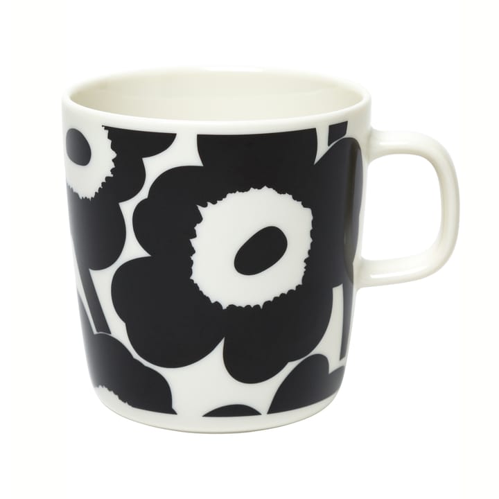 Unikko krus 40 cl - Hvid/Sort - Marimekko