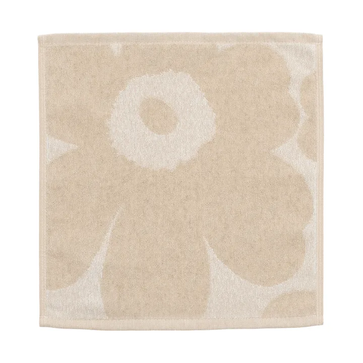 Unikko Mini håndklæde 30x30 cm - Off white-hør - Marimekko