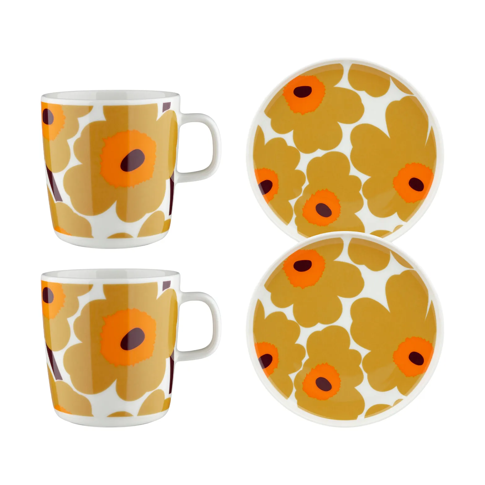 Unikko morgenmadssæt, Beige Marimekko