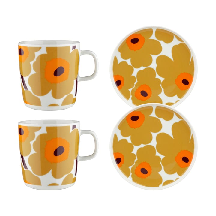 Unikko morgenmadssæt - Beige - Marimekko