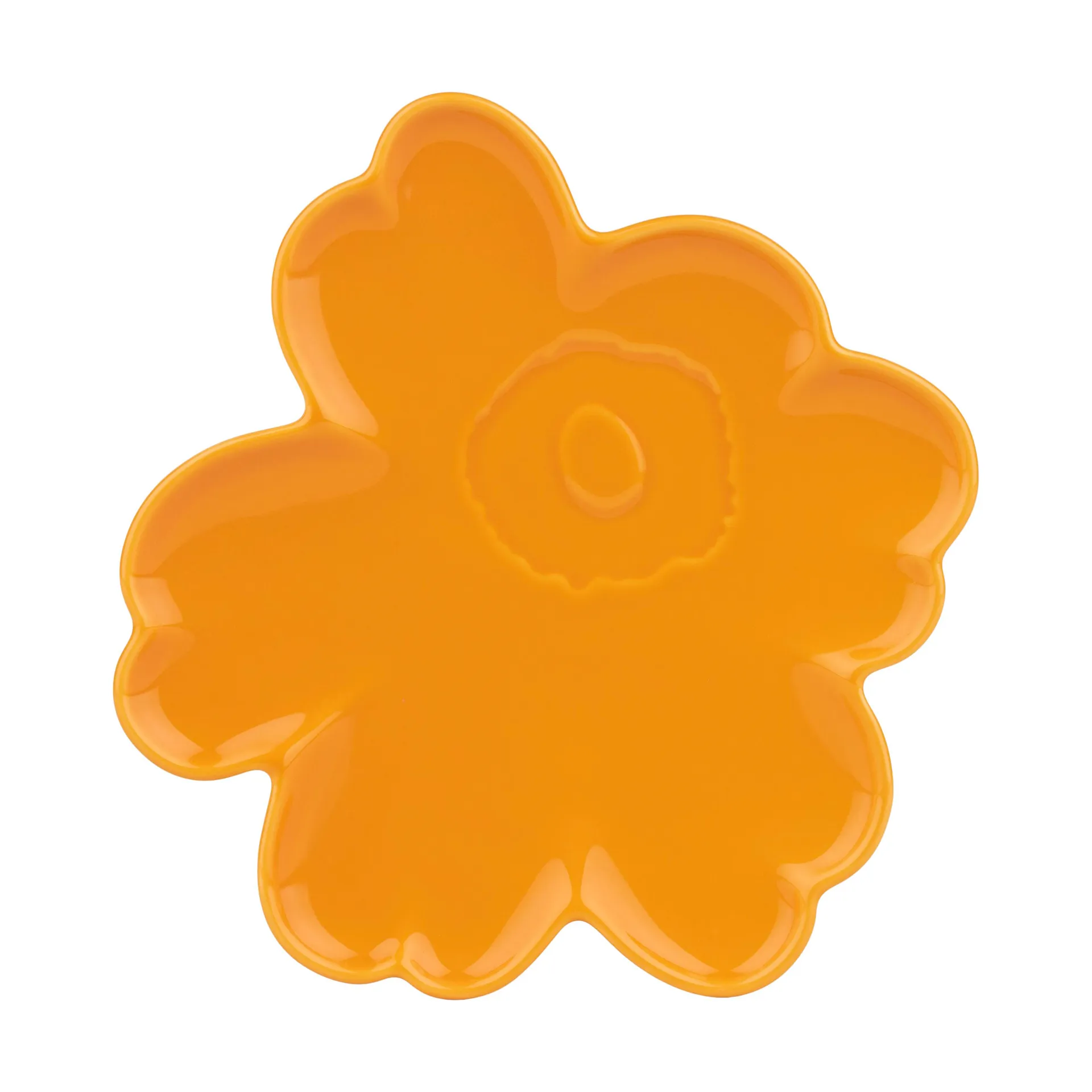 Unikko Shape fad 20 cm, Gul Marimekko