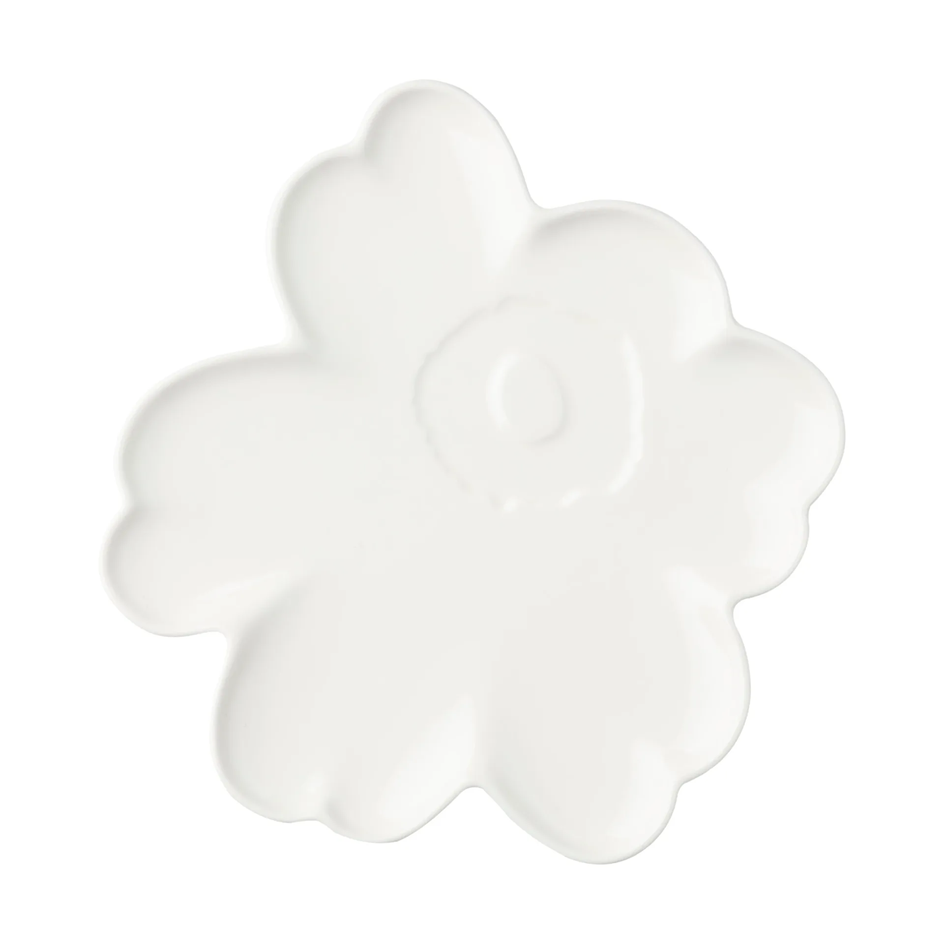 Unikko Shape fad 20 cm, White Marimekko