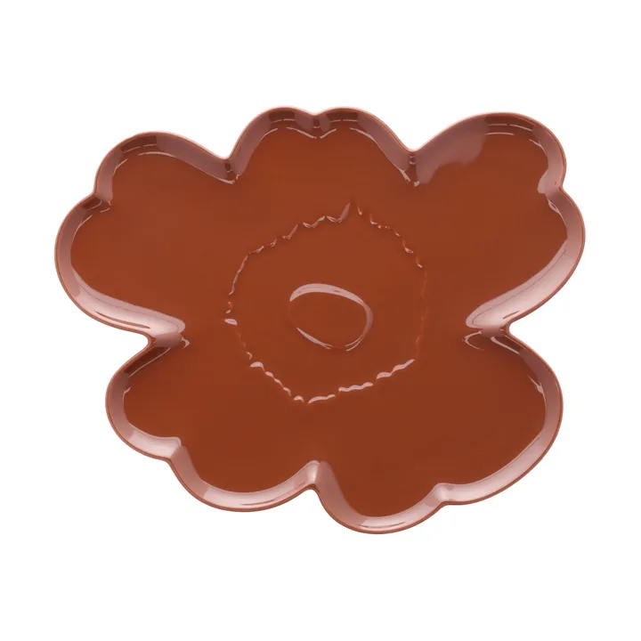 Unikko Shape fad 32 cm - Kastanje - Marimekko