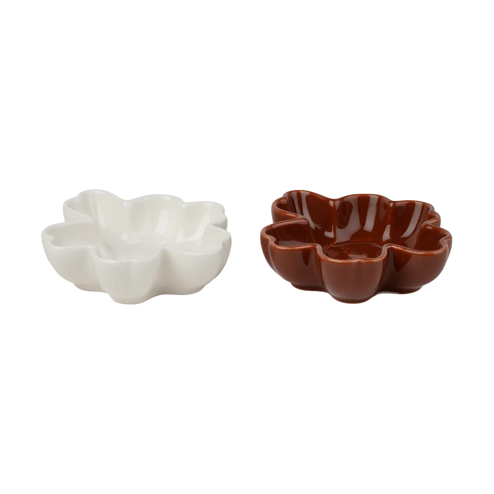 Marimekko Unikko Shape skål Ø11 cm 2 dele White-plum