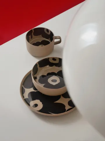 Unikko skål 4 dl - Terra/Mørkeblå - Marimekko