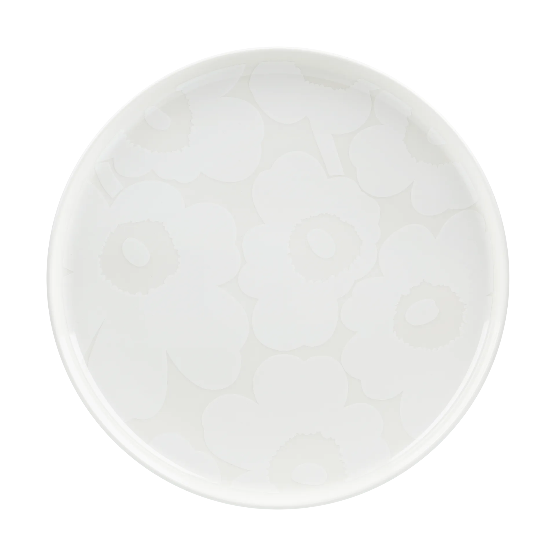 Unikko tallerken Ø25 cm, White Marimekko