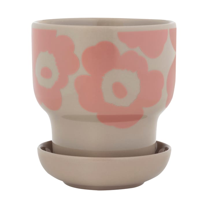 Unikko urtepotte 9,5 cm, Terra-powder Marimekko