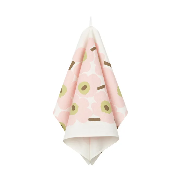 Unikko viskestykke 43x70 cm - Off white-pink-pear-sand - Marimekko