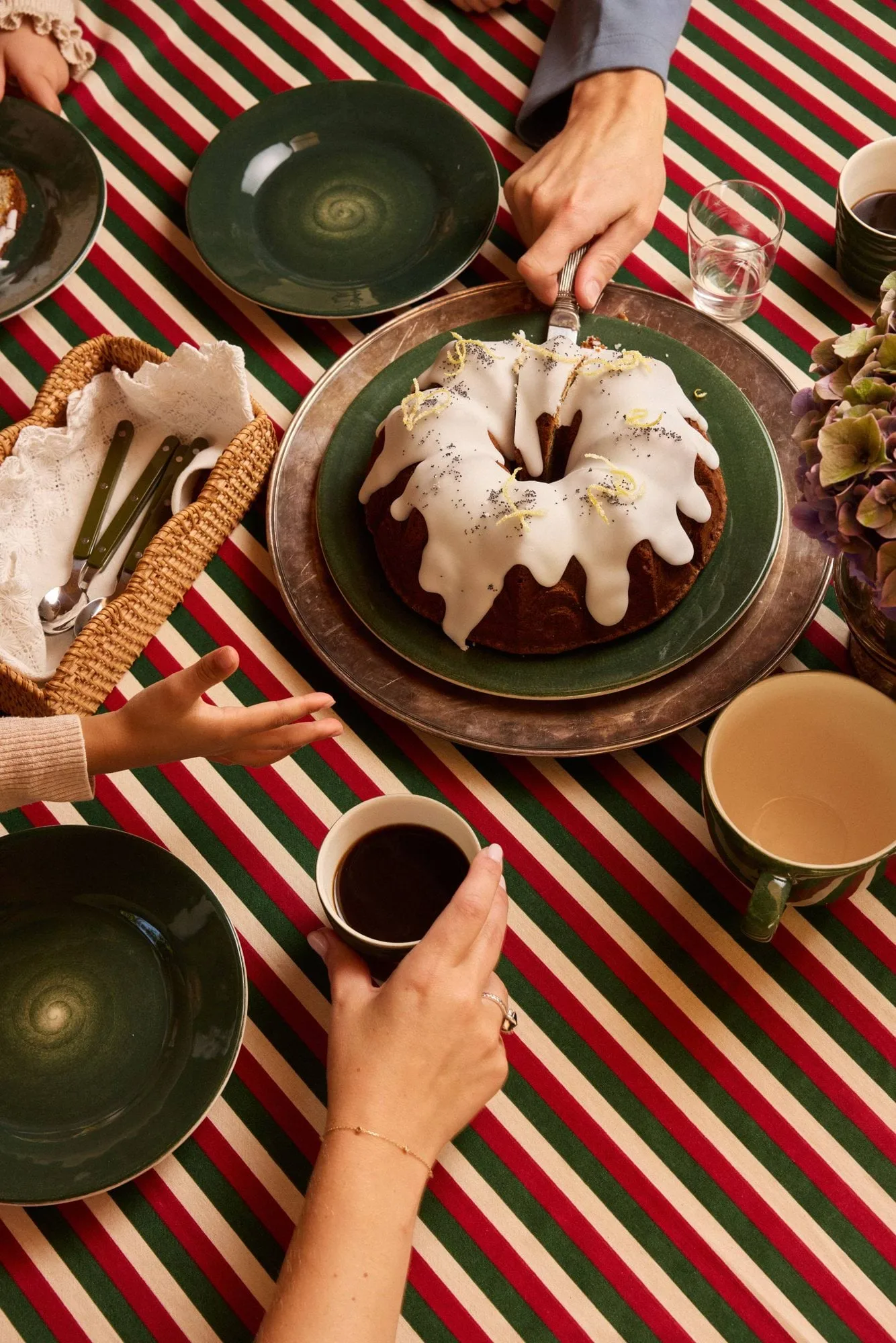 Basic krus 60 cl, Forest green Mateus