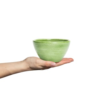 Basic organic skål – 12 cm - Grøn - Mateus