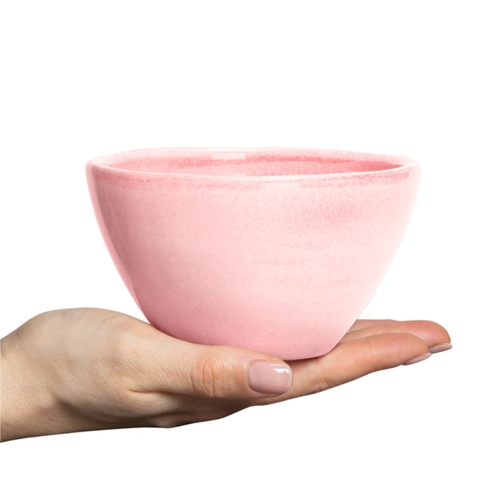 Basic organic skål – 12 cm, light pink Mateus