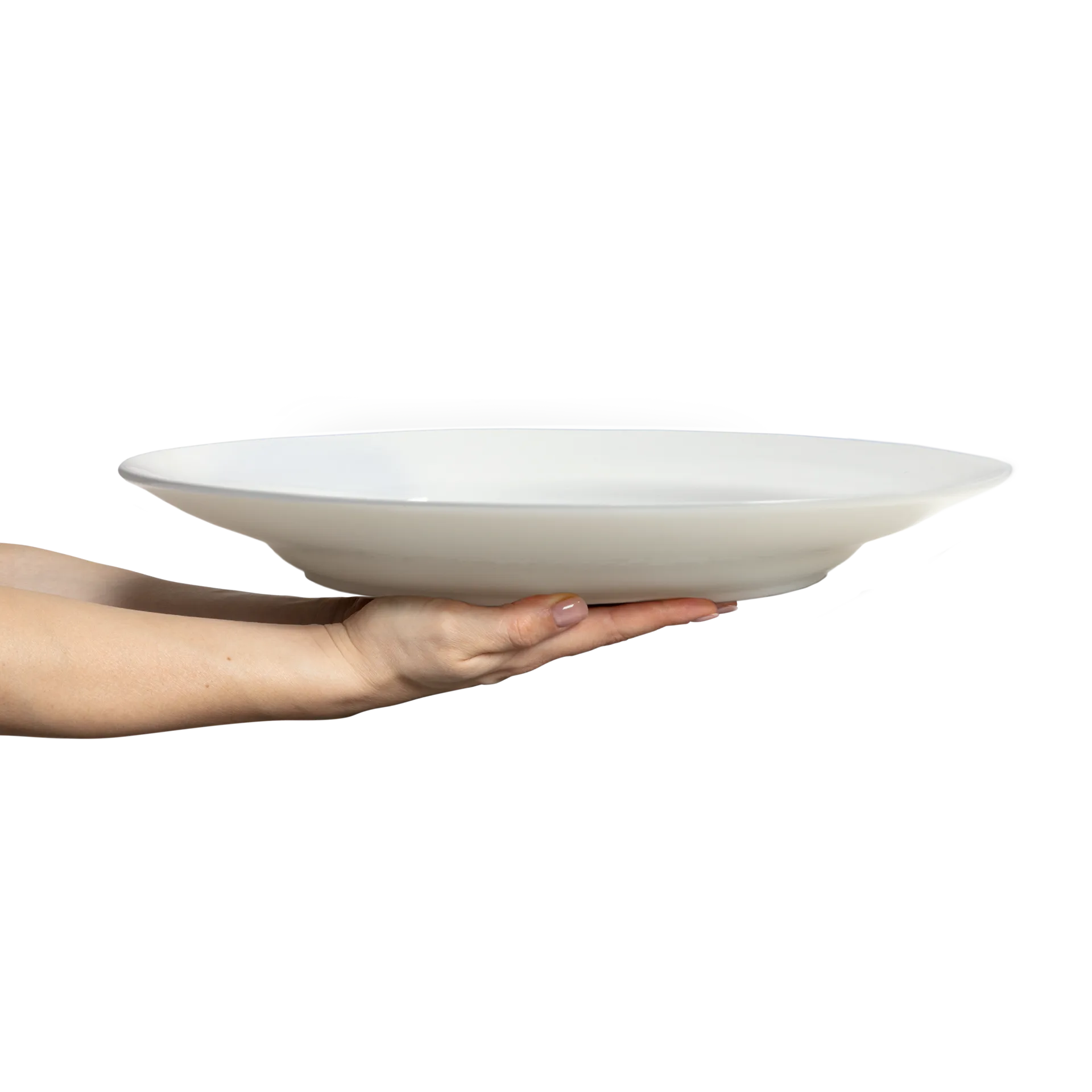 Basic serveringsfad Ø41 cm, Hvid Mateus