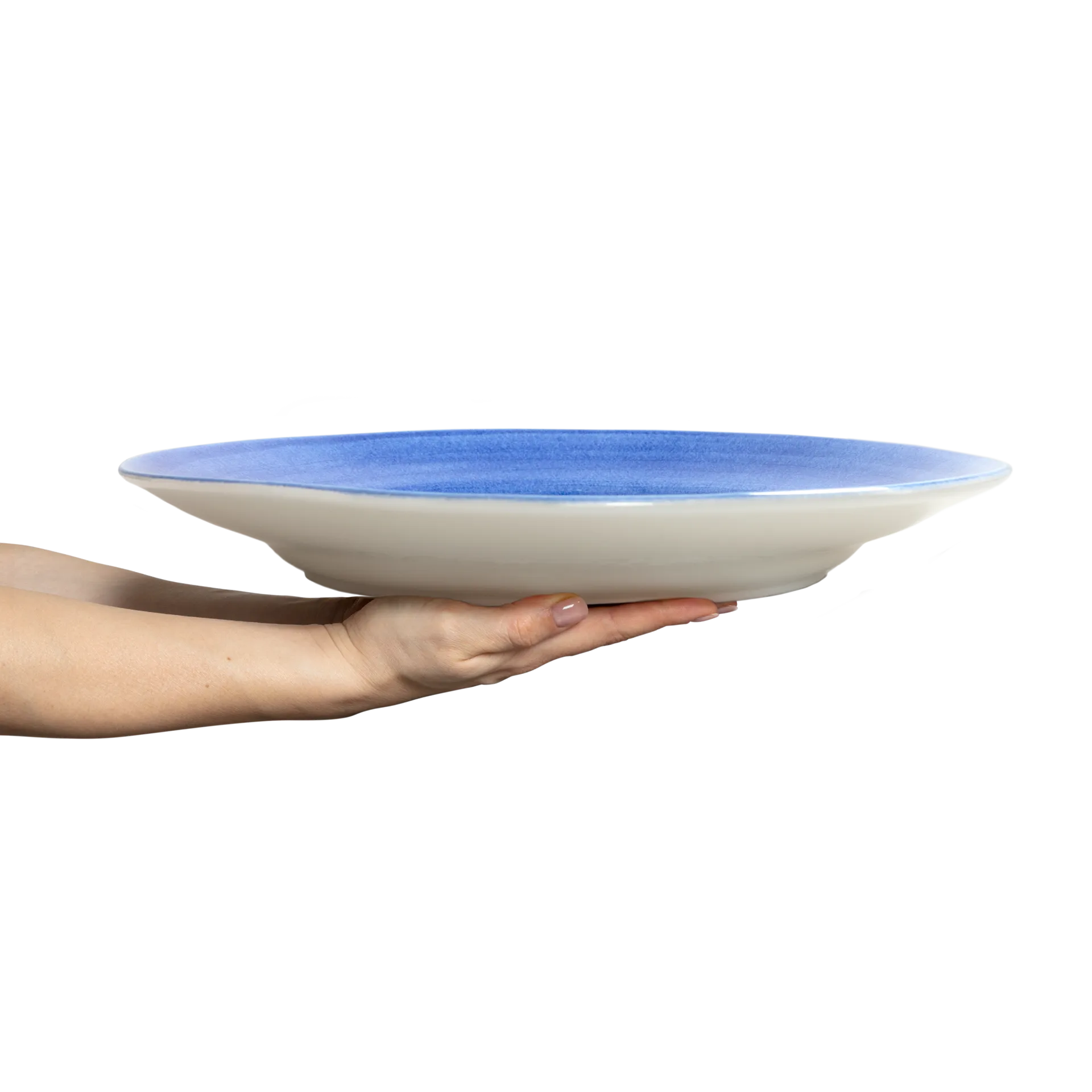 Basic serveringsfad Ø41 cm, Lyseblå Mateus