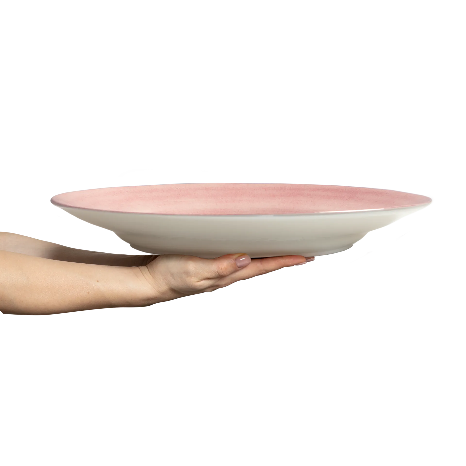 Basic serveringsfad Ø41 cm, Lyserød Mateus