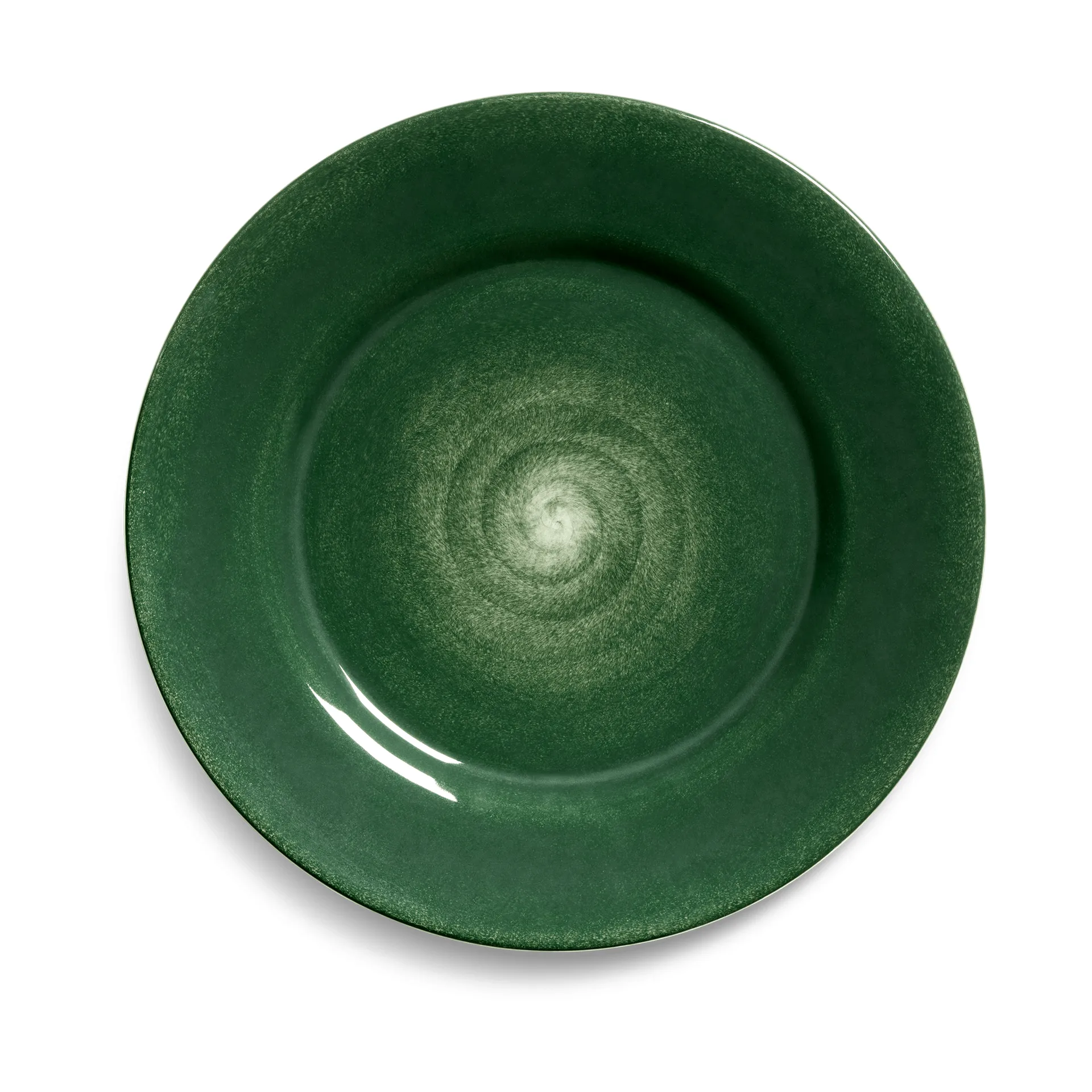 Basic tallerken 25 cm, Forest green Mateus
