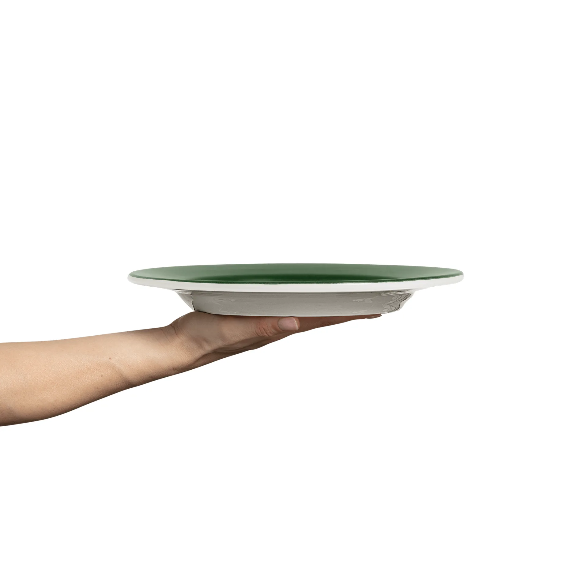 Basic tallerken – 28 cm, Forest green Mateus