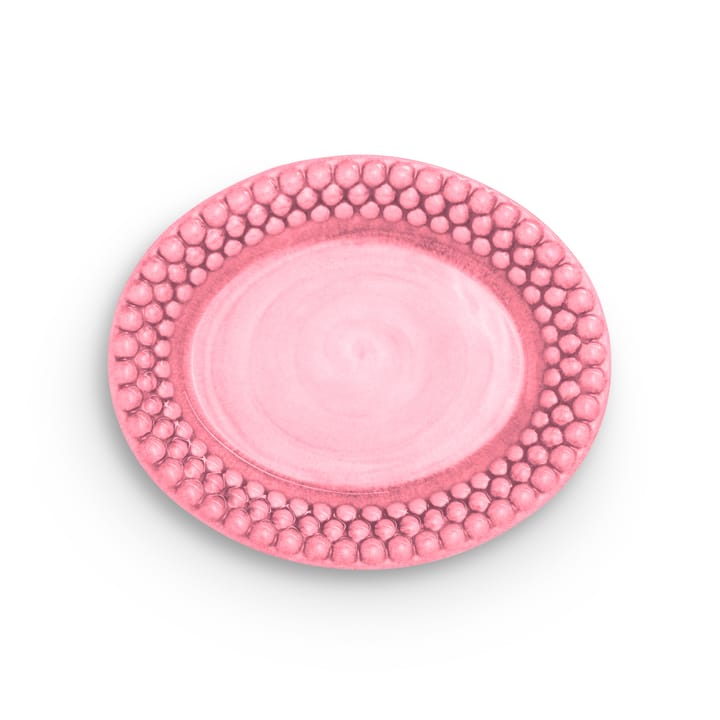 Bubbles oval tallerken – 20 cm - Lyserød - Mateus