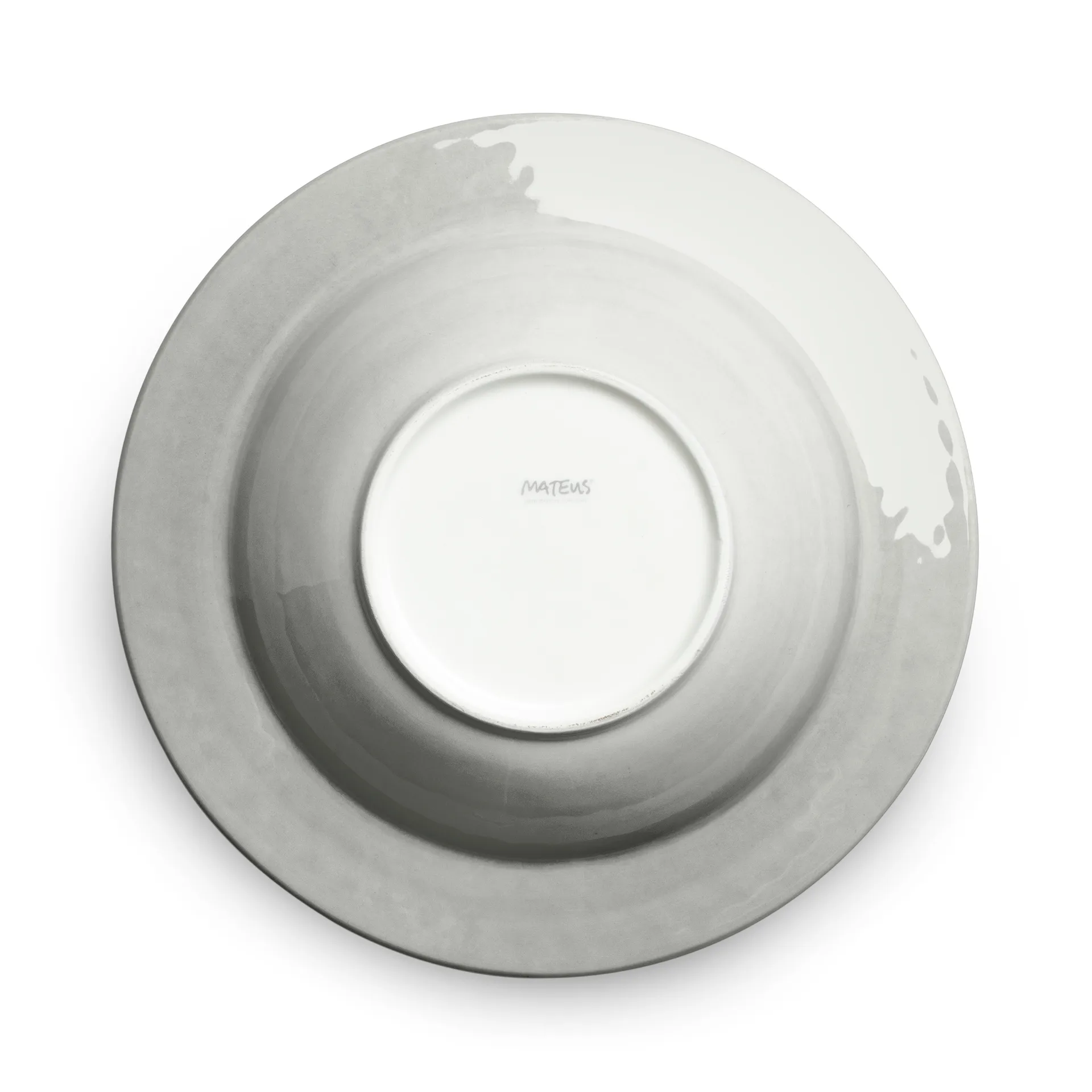 Bubbles suppetallerken – 25 cm, Grå Mateus