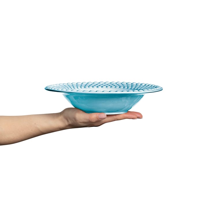 Bubbles suppetallerken �– 25 cm, Turkis Mateus
