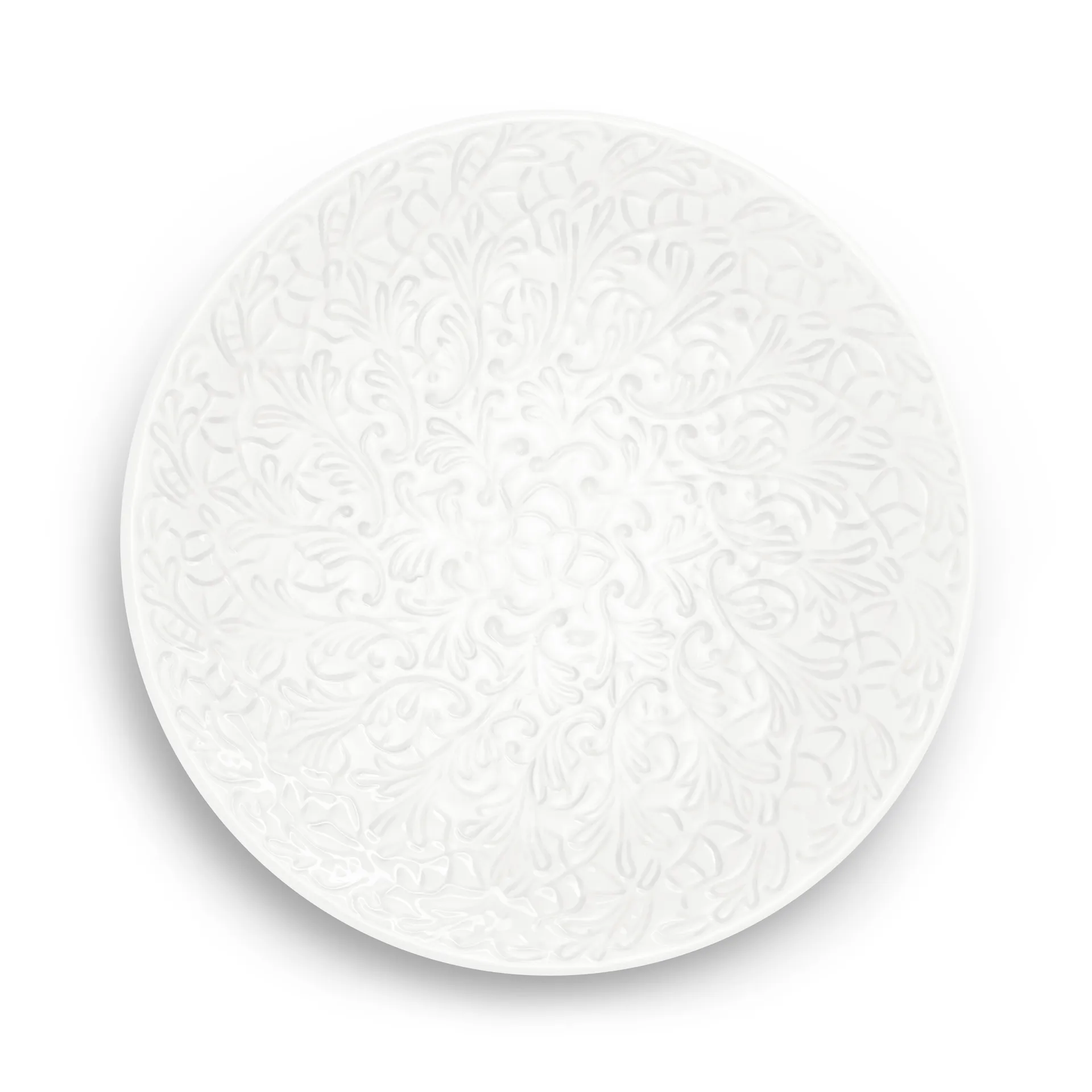 Lace tallerken – 20 cm, Hvid Mateus