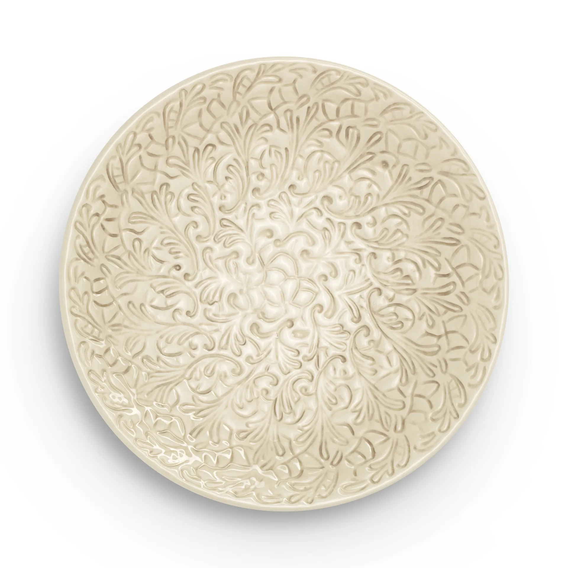 Lace tallerken – 20 cm, Sand Mateus